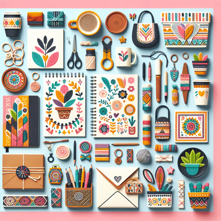 Presentes para colegas de trabalho feitos à mão