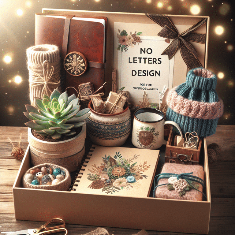 Presentes para colegas de trabalho feitos à mão