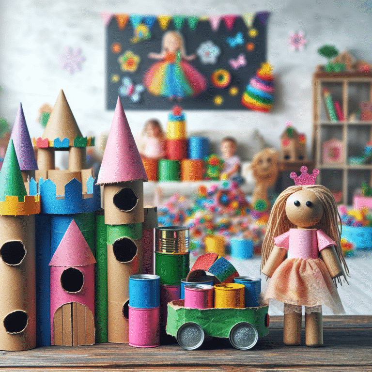 Presentes divertidos para crianças feitos com recicláveis