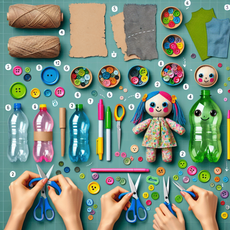 Como fazer bonecos com materiais recicláveis