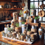 Potes de cozinha a partir de materiais recicláveis