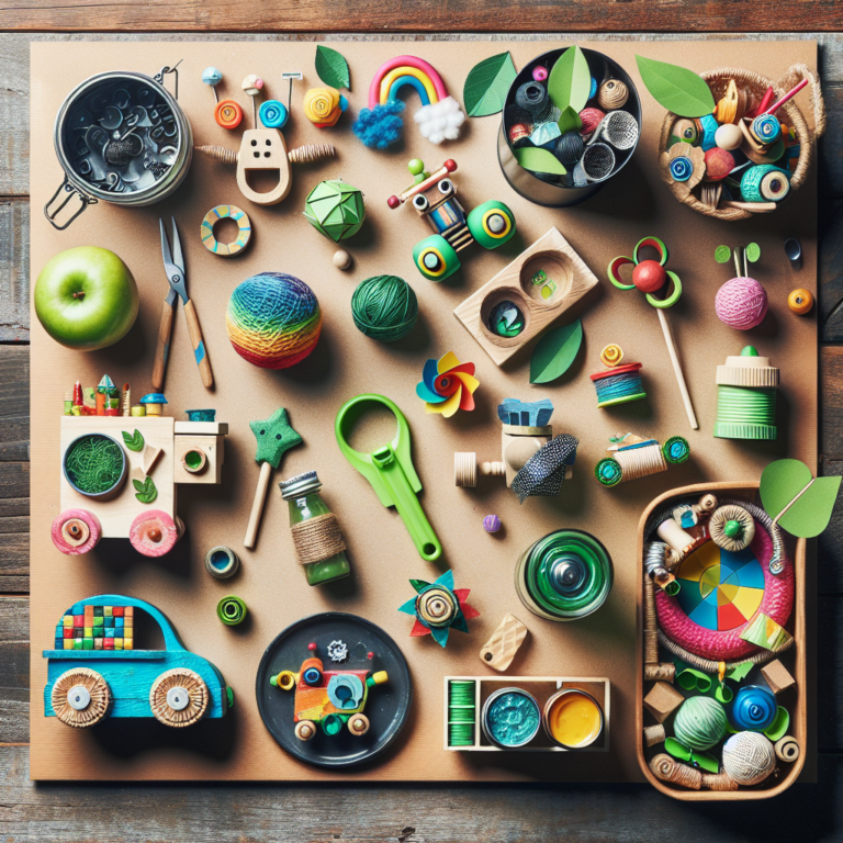 Brinquedos recicláveis inspiradores para pequenas mentes