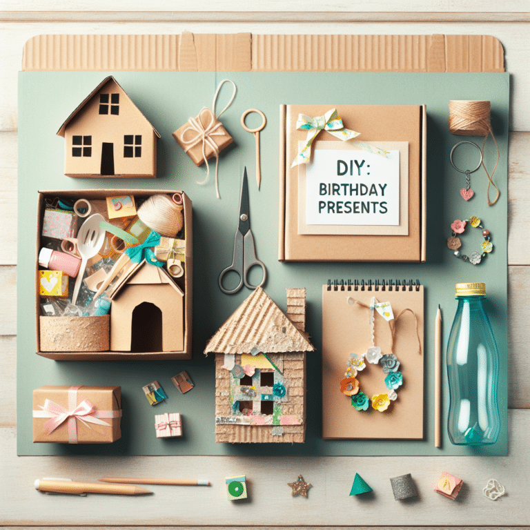 DIY: presentes de aniversário com materiais recicláveis