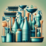 Utensílios domésticos práticos feitos com garrafas PET