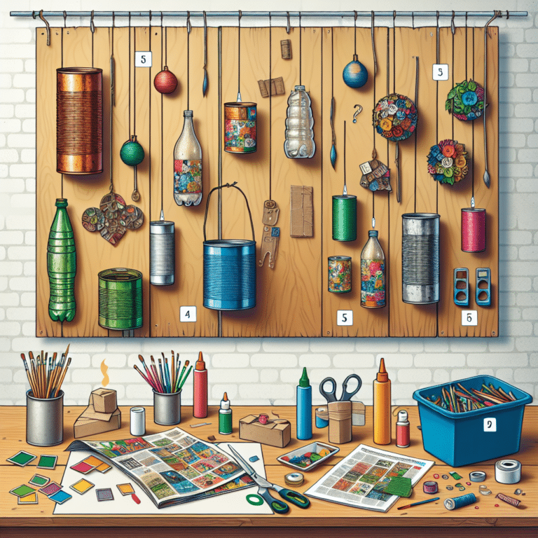 Como fazer enfeites de parede com recicláveis passo a passo