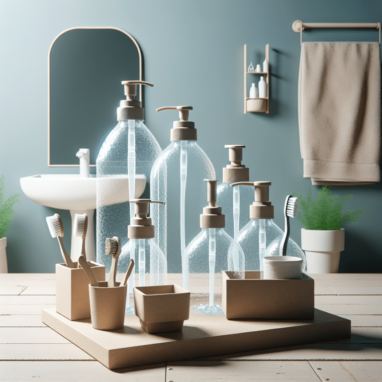 Utilidades para banheiro feitas com garrafa PET