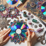 Usando CD's velhos para criar decorações úteis