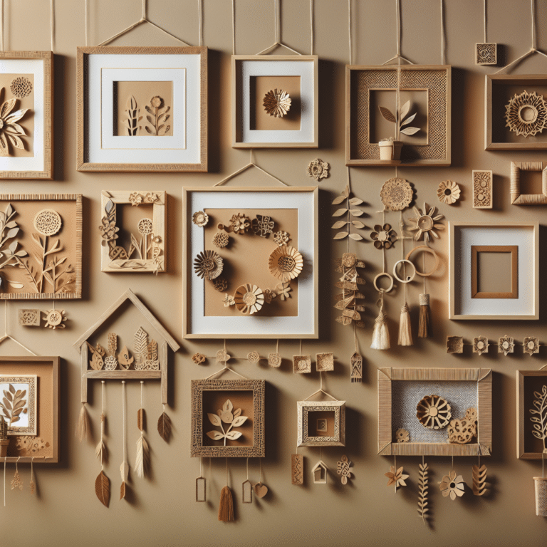 Criando quadros decorativos incríveis com papel reciclado