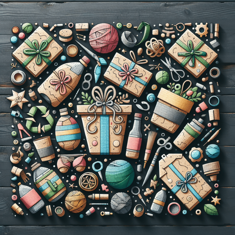 Presentes artesanais com materiais recicláveis: Criatividade e Sustentabilidade