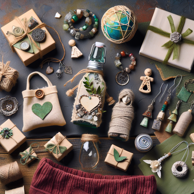 Presentes artesanais com materiais recicláveis: Criatividade e Sustentabilidade