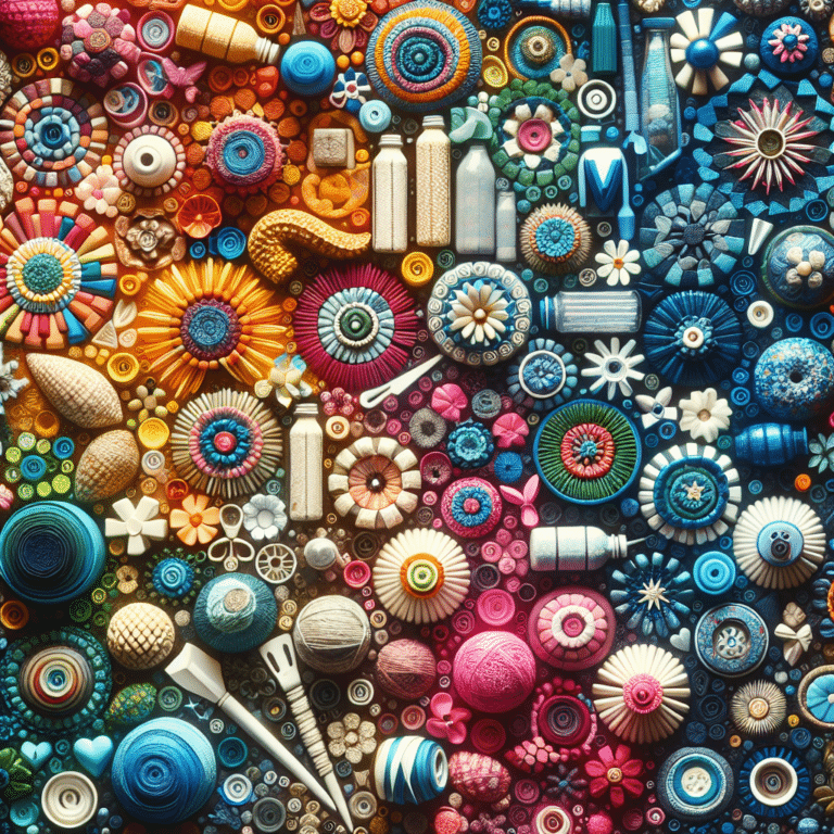 Presentes artesanais usando garrafas PET recicladas