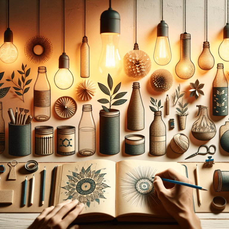 Decoração sustentável: transformando recicláveis em charme