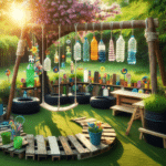 Brinquedos de jardim: transformando recicláveis em diversão ao ar livre