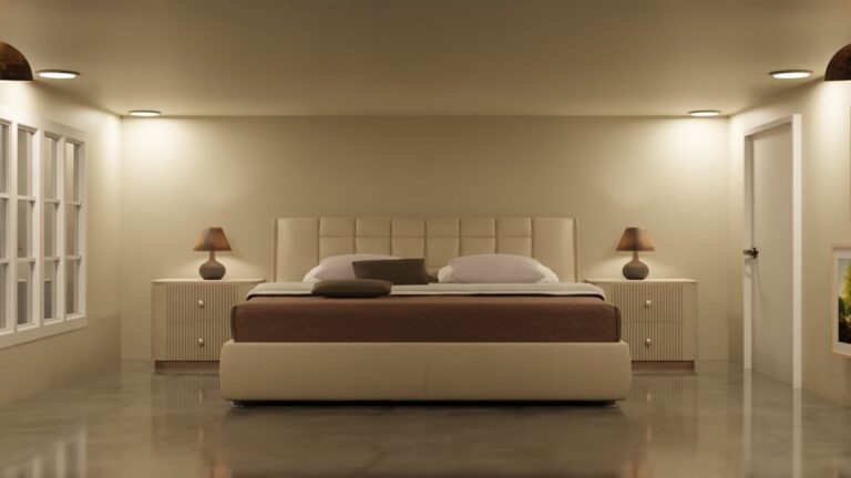 cabeceira estofada cama king